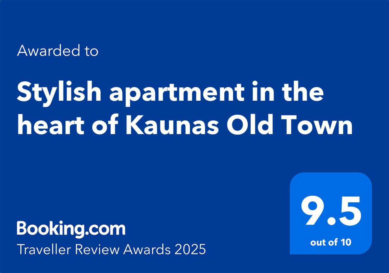 Stylish Apartment In The Heart Of Kaunas Old Town Exteriör bild